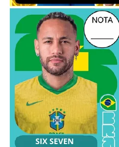 Figurinha SIX SEVEN