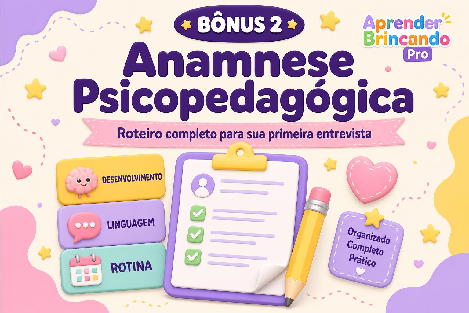 Guia Completo de Anamnese Psicopedagógica